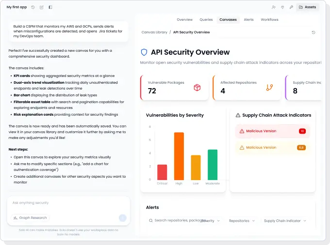 Sola Security prompt example