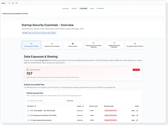 Sola Security prompt example