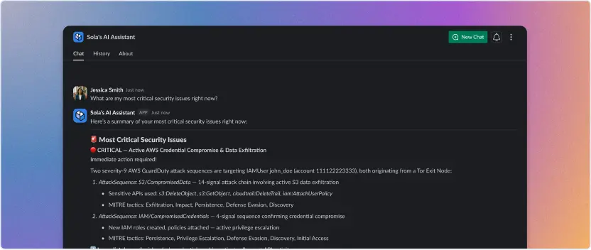Sola's AI Assistant for Slack