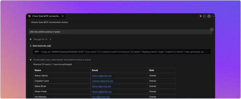 Sola MCP with Claude Code.