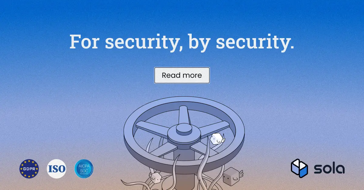 Security, privacy & compliance | Sola Security